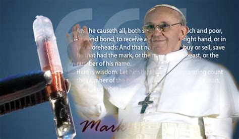 Pope Francis Publicly Supports RFID Implants 